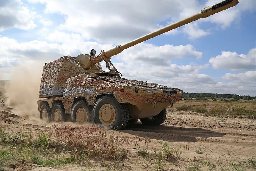 Німеччина передала Україні першу із пів сотні замовлених гаубиць RCH 155