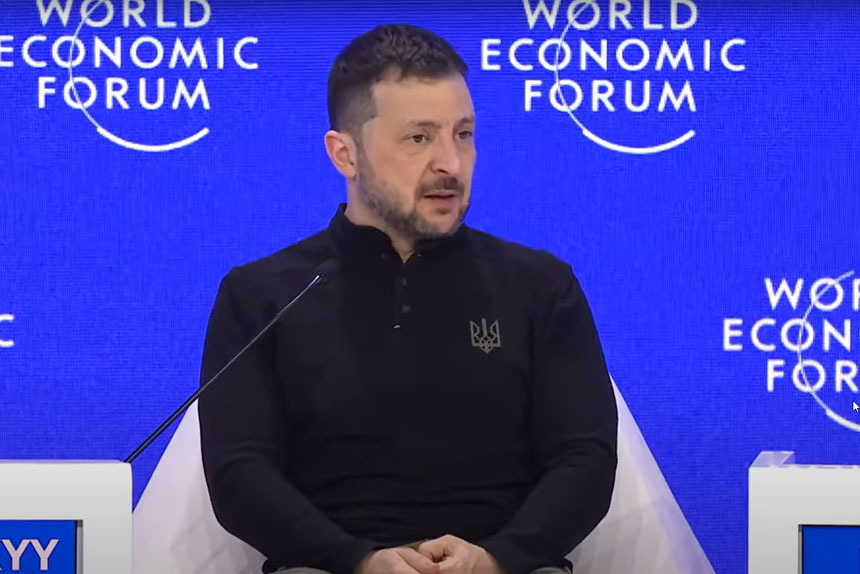 Президент Зеленський виступив у Давосі
