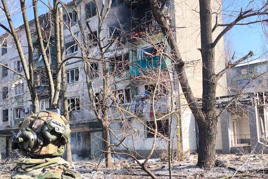 Російські військові обстріляли Костянтинівку