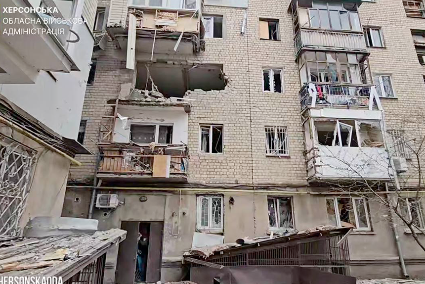 Росіяни атакували Херсон
