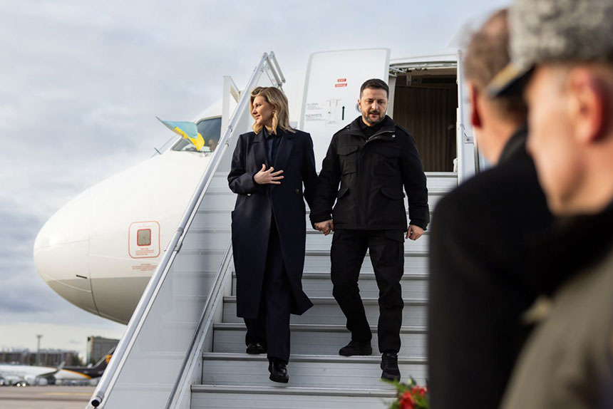 Зеленський прибув до Фінляндії