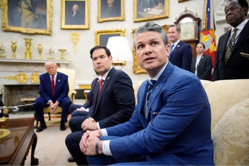 Трамп і Гегсет анонсують оборонний бюджет США в 1 трильйон доларів