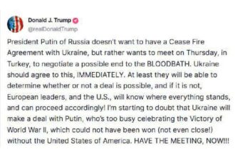 Україна повинна погодитися на зустріч з Росією