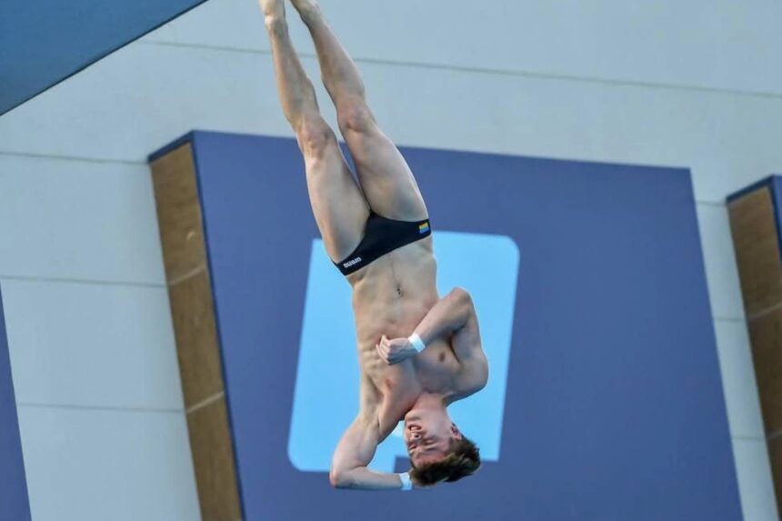 Україна здобула третє золото чемпіонату Європи-2025 завдяки Олексію Середі у стрибках з 10-метрової вишки